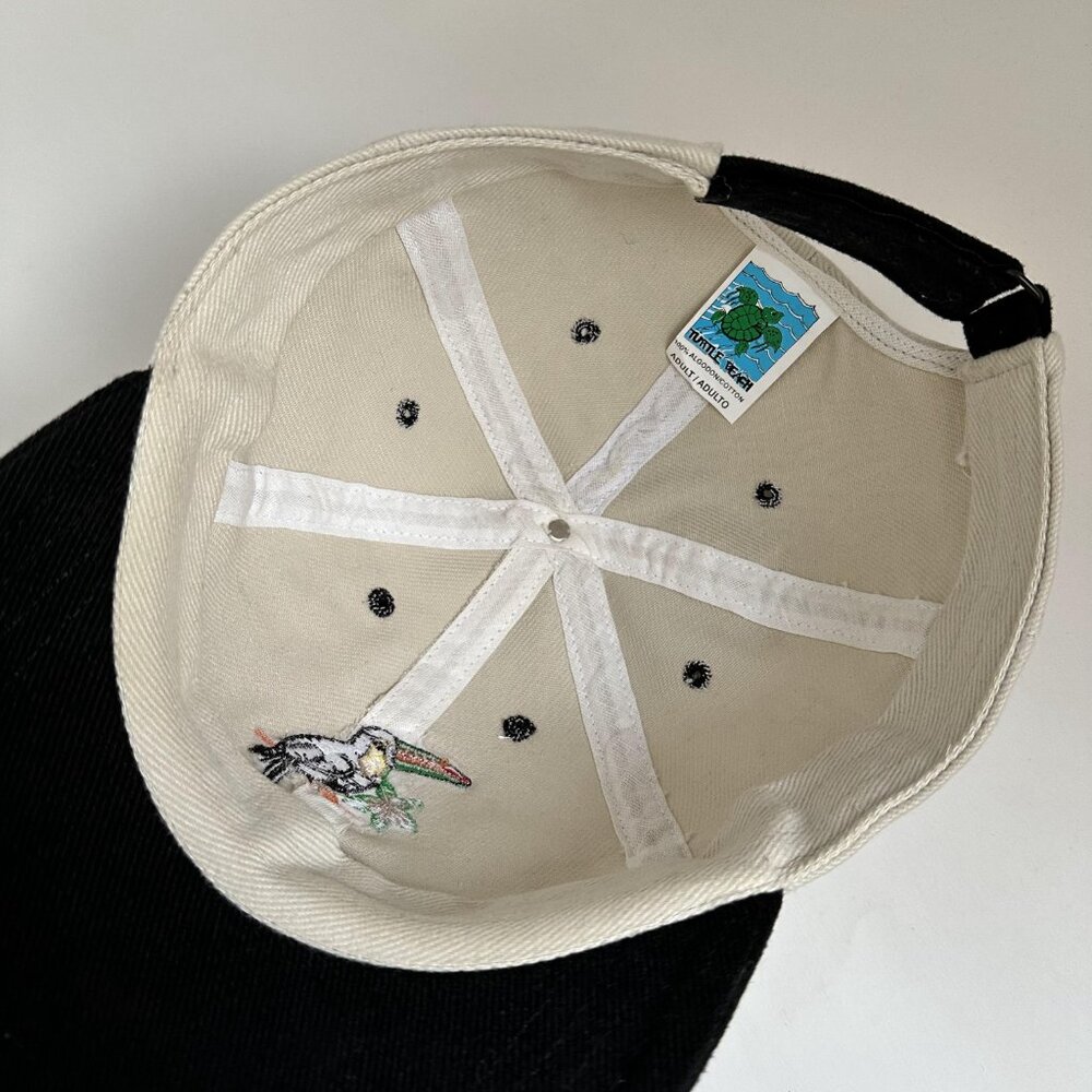 Cancun Toucan Bird Hat Turtle Beach 100% Cotton Cap Adjustable Strap Back - Picture 7 of 10